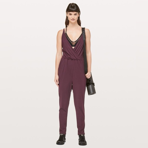 lululemon athletica Plum Jumpsuit 
All For It Onesie
DESIGNED FOR ON THE MOVE - Picture 2 of 10